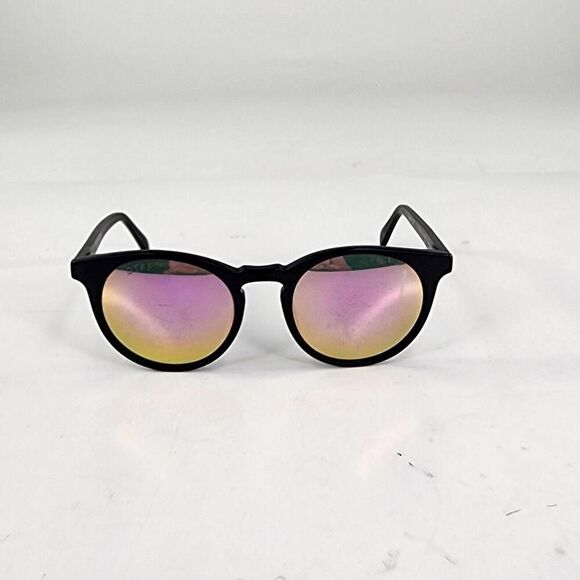DIFF Eyewear Charlie Polarized Sunglasses Black, Mirror Lens - Picture 2 of 14